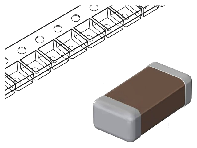 Condensator: keramisch; MLCC; 330nF; 50V; X8R; ±10%; SMD; 1206 Condensator: keramisch; MLCC; 330nF; 50V; X8R; ±10%; SMD; 1206